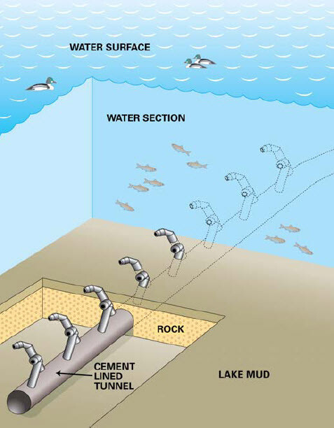 Aquatic life & land use - Canadian Nuclear Association nuclear power plant diagram 
