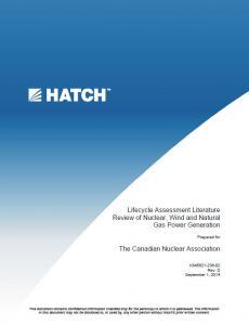 Hatch report cover